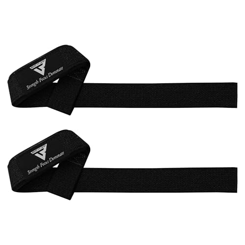 Weight Lifting Straps,Powerlifting Deadlifting, Anti Slip 60CM Hand Bar Grip, 5MM Neoprene Wrist Support, Heavy Duty Weightlifting Bodybuilding Workout - color: Black