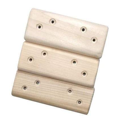 Menolana 3Pcs Climbing Rock Training Lightweight Professional Sturdy Rock Climbing Holds for Backpacking Bouldering