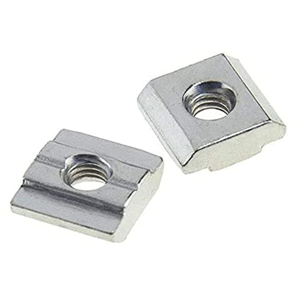 30Pcs 3030 Series T Sliding Nuts Hammer Nut Block Square Nuts M5 T Nuts for 3030 Aluminum Extrusion Profiles T Slot 8mm，for CNC Router Build Rail 3D Printer (m5)