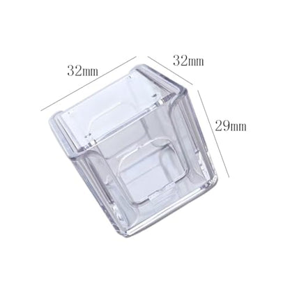lasenersm 2 Pieces Cue Tip Chalk Holder Acrylic Pool Chalk Holder Case Box Single Billiard Chalk Case Holder Billiard Chalk Storage Box Cue Chalk Box Holder Case Pool Cue Chalk Box Holder Case, Clear