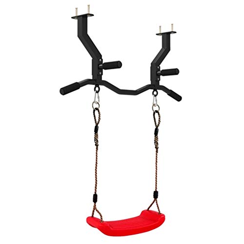 Pull-Up Bars Wall-Mounted Horizontal Bar, Steel Chin Bar, Ceiling Suspension Bar with Swing, Multifunctional Sports Fitness Equipment, Load 250Kg