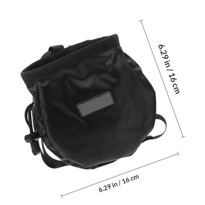 Outdoor Climbing Chalk Bag Bucket with Wide Opening and Waterproof Oxford Cloth, Polar Fleece Material for Weightlifting and Bouldering, Creative Design Bag