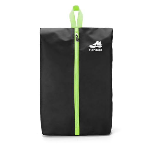 Yupoxiu Smell Proof Cleat Bag - Odor Absorbing, Water-Resistant & Lightweight Shoe Organizer for Soccer, Golf, Gym & Travel (Green) - color: Green