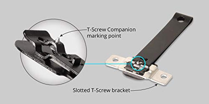 T-Screw Companion - No Measuring Needed to Mark Security Hanging Hardware T-Screw Location on Walls