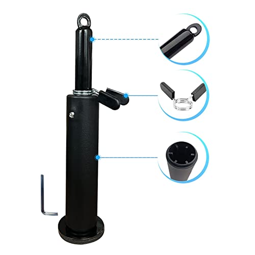 Weight Loading Pin for LAT Pulldown Pulley System, Cable Machine Attachment Gym Pin fit 1 Inch and 2 Inch Weight Plate for Strength Training
