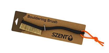 SZENT - Bouldering Brush | Rock Climbing | Bouldering | Hold Cleaning Brush | Natural Boar Bristle