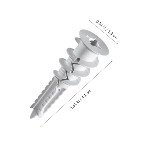 Alipis Hollow Wall Anchors and Self-Drilling Screws Kit 50 Sets Heavy-Duty Drywall Anchors Screws for Secure TV Mounting and Picture Hanging