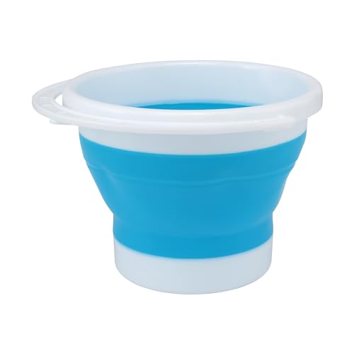Creative Mark Collapsible 1.5L Water Bucket for Artists - Durable Foldable Bucket, Scalloped Rim, Built-in Agitator, Space-Saving & Easy to Wash, Ideal for Painters, Teachers & Students - size: 1.5L Bucket