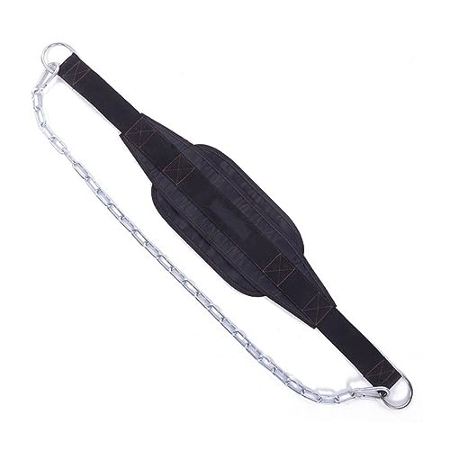 GALPADA Weight Lifting Dip Belt with Chain Adjustable Neoprene Support for Bodybuilding and Powerlifting Suitable for Men and Women in Gym and Fitness Training
