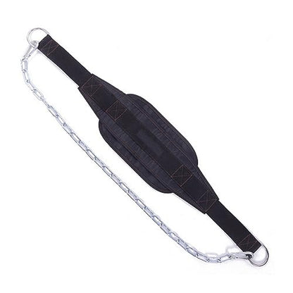 GALPADA Weight Lifting Dip Belt with Chain Adjustable Neoprene Support for Bodybuilding and Powerlifting Suitable for Men and Women in Gym and Fitness Training