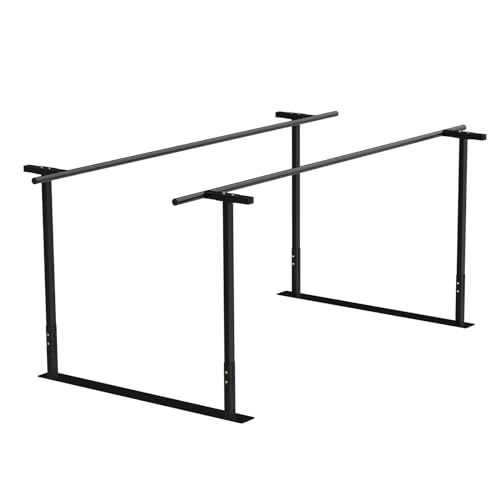 Physical therapy parallel bars, Walking assist bar for rehab & walking balance issues, Adjustable height & width (8FT) - size: 8FT