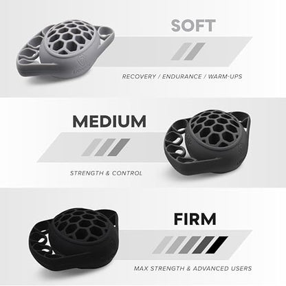 LIONTEK TEKGRIP Hand Grip Strengthener & Finger Exerciser, Dual-Action Grip and Extension Trainer with 3 Progressive Resistance Levels