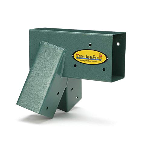 Eastern Jungle Gym Easy 1-2-3 A-Frame Swing Set Bracket, Green | Heavy Duty Swingset Bracket for Easy, Simple Installation | DIY Swing Set Part to Build Playground Sets for Backyards - style: A-Frame Swing Set Bracket