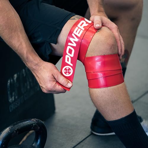 POWER GUIDANCE Muscle Floss Bands - Compression Bands - Mobility & Recovery Bands - for Improving Movement, Increasing Circulation & Reducing Soreness - color: Red High Resistance (1)