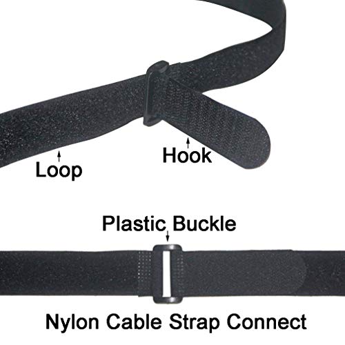 16 Pack (36-18) inch Adjustable Hook and Loop Straps - Heavy Duty Velcro Securing Cinch Straps for Gear, Lashing Bike Rack,Luggage & Outdoor Use - color: 16pack（18+36）inch