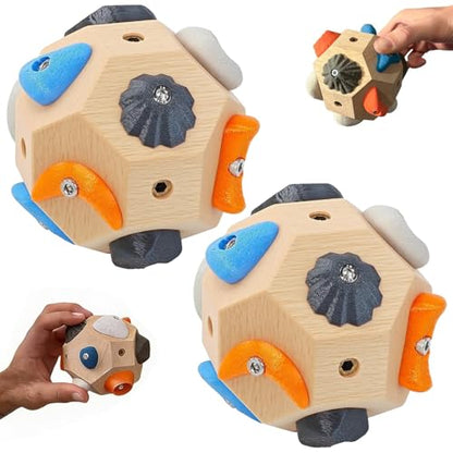 2 PCS Boulder Block,RockClimbing Ball for Finger Strength Training | Handcrafted Boulder Block for Climbers,Strength & Precision Tool, Gifts for Rock Climbers