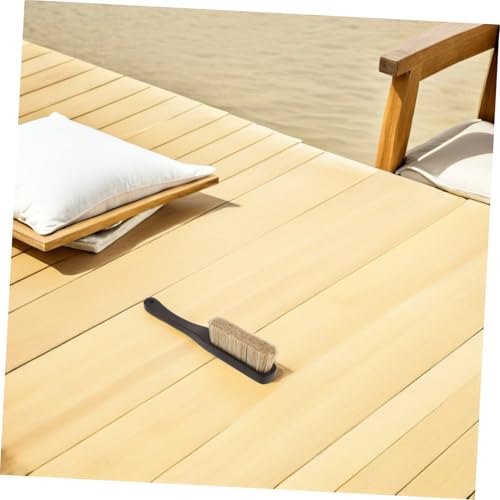 Rock Climbing Brush Chalk Cleaning Brush with Dense Boar Bristles and Wooden Handle for Outdoor Bouldering and Wall Hold Maintenance