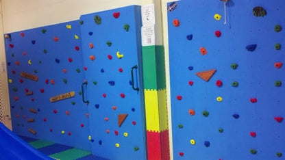 Atomik Climbing Holds Educational Pocket in Blue