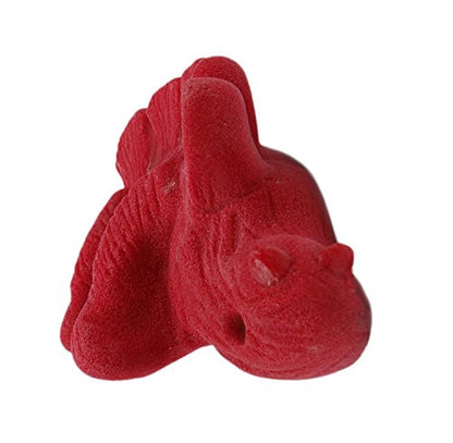 Atomik Rock Climbing Holds Bolt-On Stegosaurus in Red