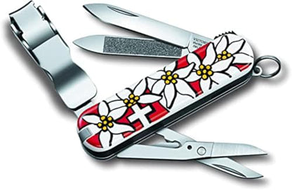Victorinox 0.6463.T2 Folding Pocket Knife Nail Clip 580 - color: Edelweiss