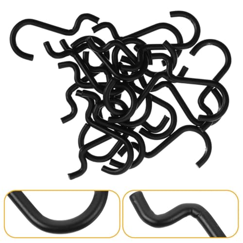 24pcs Compact J Hooks Pegboard Tool Holder Heavy Duty Hanging Board Hooks for Garage Workshop Pegboard Organizer Accessories