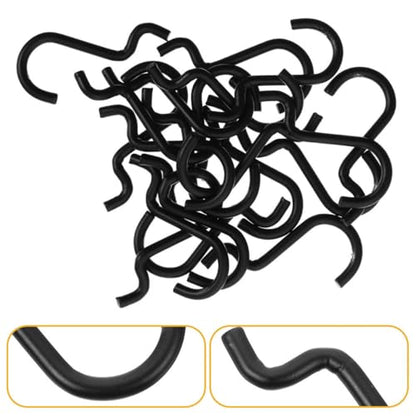 24pcs Compact J Hooks Pegboard Tool Holder Heavy Duty Hanging Board Hooks for Garage Workshop Pegboard Organizer Accessories