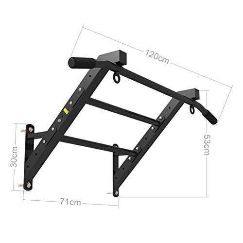 AGYH Wall-Mounted Horizontal Bar, Climbing Inclined Ladder Aircraft Frame Pull-up, Traction Rope Fitness Ring, Load 200kg