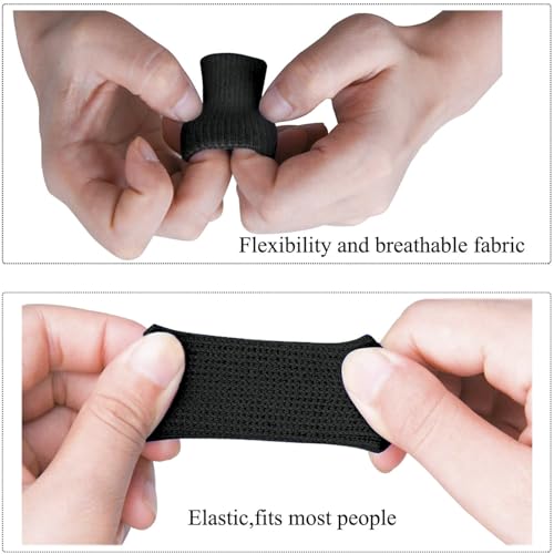 Finger SleevesThumb Braces Support Elastic Compression Protector Braces for Relieving Pain Calluses Arthritis Knuckle,20-Pieces