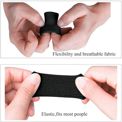Finger SleevesThumb Braces Support Elastic Compression Protector Braces for Relieving Pain Calluses Arthritis Knuckle,20-Pieces