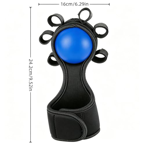 Hand Exercise Balls Grip Muscle Trainer Ball | Finger Strengthening Tool for Workout Outdoor Weightlifting Rock Climbing Home Fitness Gym Office - color: Blue