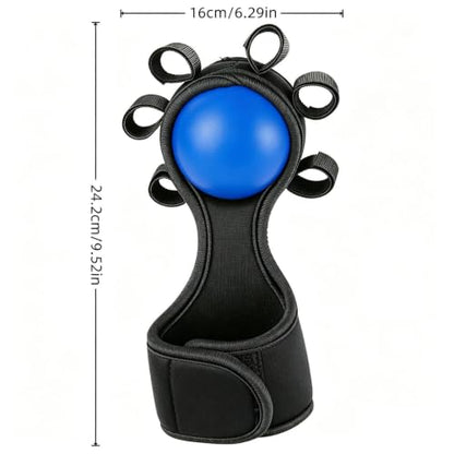Hand Exercise Balls Finger Muscle Trainer Tool | Hand Strengthening Gear for Weightlifting Office Rock Climbing Home Fitness Gym Outdoor Workout - color: Blue