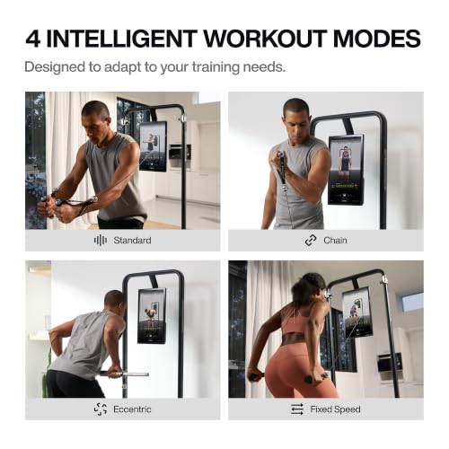 Speediance Gym Monster Smart Home Gym, Multifunctional Strength Training Machine, Smith Machine Power Cage Workout Station, Squat Rack Cable Machine, Full Body Fitness Equipment for Home Workout - style: Works Plus