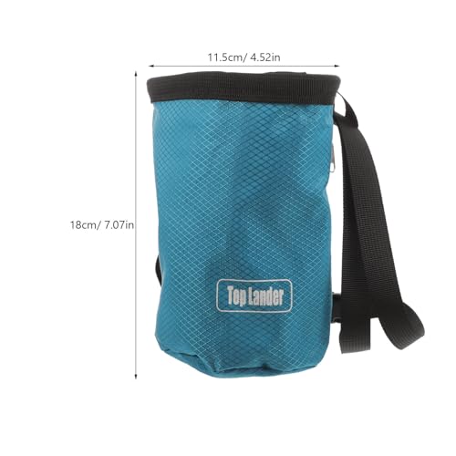 Large Capacity Rock Climbing Chalk Bag for Bouldering and Mountain Climbing Scratch-Resistant 600d Oxford Cloth Wear-Resistant Anti-Slip Powder Storage Bag
