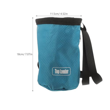Large Capacity Rock Climbing Chalk Bag for Bouldering and Mountain Climbing Scratch-Resistant 600d Oxford Cloth Wear-Resistant Anti-Slip Powder Storage Bag