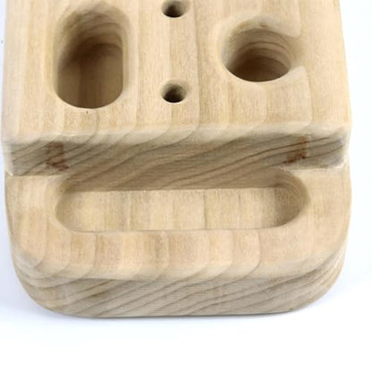 2 Pieces Climbing Hangboard Fingerboard Pull Up Board Holds Texture Suitable for Gift Giving Home Office Climbing