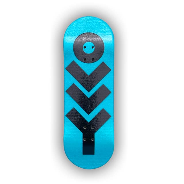 Yllo Olly Complete 5 Ply Wood 100mm x 33mm Fingerboard with Upgraded 32mm Trucks, Lock Nuts, CNC Wheels