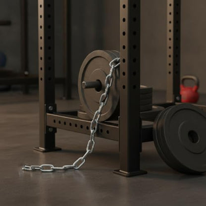 Maximize Upper Body Strength with Iron Chain Weighted Dip Belt for Pull-Ups and Dips - size: 7.87 x 0.79 x 0.79 in