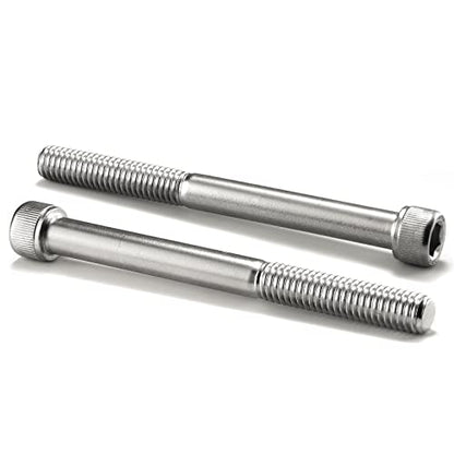 1/4-20 x 4 Socket Head Cap Screws Bolts, 20Pcs 304 Stainless Steel 18-8, Allen Socket Hex Drive, Partially Threaded, Bright Finish by SG TZH(with Hex Spanner) - size: 1/4-20 x 4"