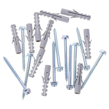 Zerodeko 10 Sets Rack Screw Set Screws Mounts Brackets Ceiling with Mounting Replacement Expansion Mount Anchors Bracket Bolts Mount Accessories Carbon Steel