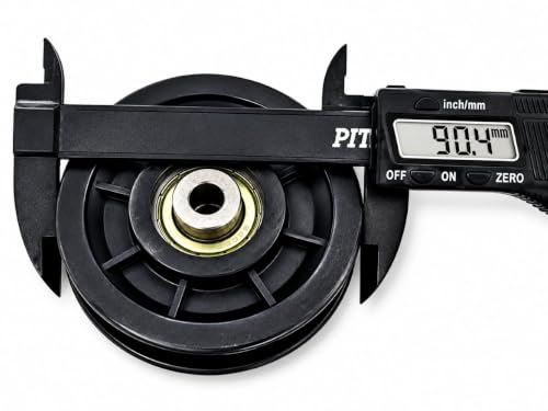 Tech Team Replacement Pulley for Home Gym Fitness Machines, 2 Pulleys, 90mm / 3.5" Heavy Duty Cable Pulley Wheel with Bearing, Weight Machines & Exercise Cable Systems, 939