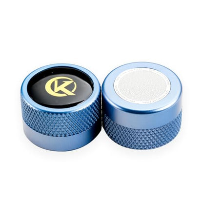 KONLLEN Round Pool Chalk Holder Pool Billiards Accessories Portable Multifunctional Sturdy Pool Cue Accessories - color: KL Upgrade Round Holder-Blue