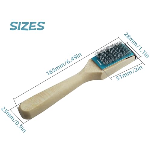 3 Pcs Dance Shoe Brush Set – Copper Wire Bristles & Wooden Handle, 6.7 x 1.1 Inches – Complete Dance Shoe Maintenance Kit for Ballroom, Ballet, and More