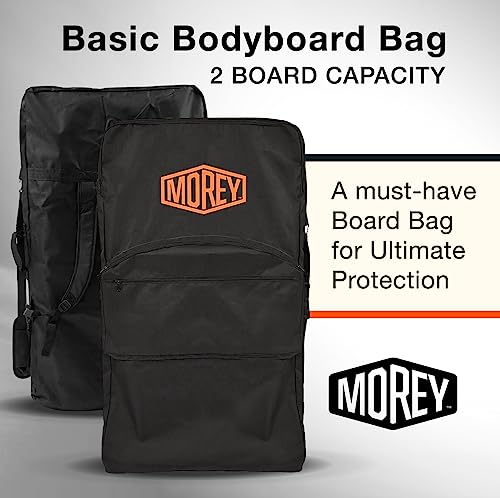 Morey® Basic Bodyboard Bag. 2 Body Boards Capacity - Nylon (BLACK)