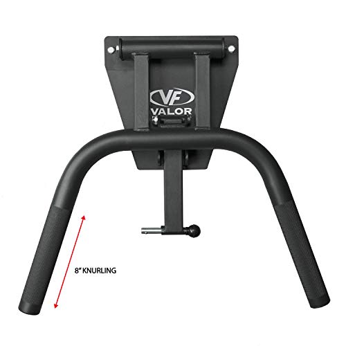 Valor Fitness Wall Mount Dip Bar, Foldable Dip Station | 350 lb Capacity, Multi-Grip Handles, Heavy-Duty Steel, Leg Raises, Bodyweight Training