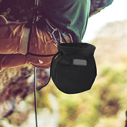 Rock Climbing Chalk Bag, Chalk Bag Oxford Waist Pouch, Bolsa Magnesia Escalar with Adjustable Belt and for Fitness Gym Weight Lifting Bouldering Ma Gnesium Sack