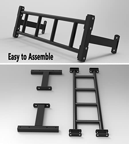 Steel Wall-Mounted Pull Up Bar, Safe and Stable Horizontal Bar Climbing Frame, for Muscle Strength Training in Home Gym, Load 300KG
