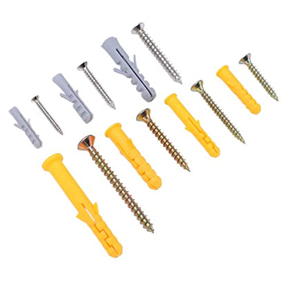 210PCS Self Tapping Screw M5 M6 M8 Ribbed Anchors Thumb Screws Assortment