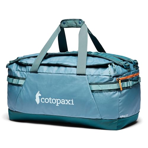 Cotopaxi Allpa 100L Getaway Duffel, Blue Spruce and Abyss - color: Blue Spruce/Abyss