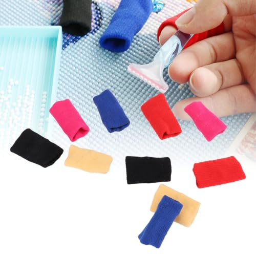Finger Protector Guard 10Pcs Painting Finger Cot Tool Nylon Finger Guard Fingers Nylon Finger Finger Pads