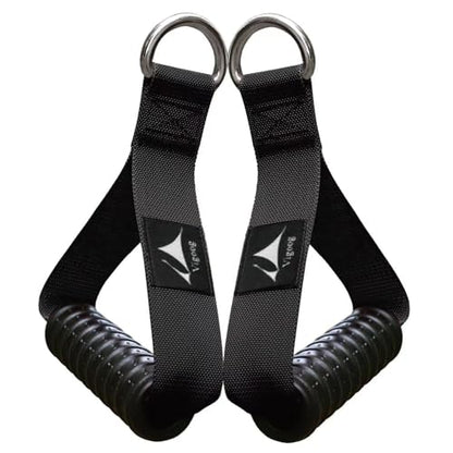 Heavy Duty Gym Workout Handles Attachment for Cable Machine,Resistance Band,Pulley System Home Exercise Equipment, Comfortable and Stronger Grip - color: Carbon Black xw